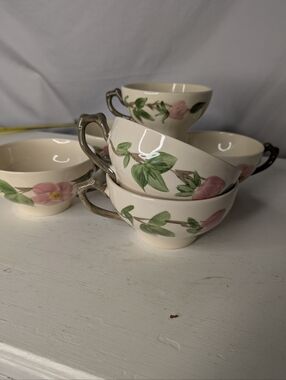 Franciscan Desert Rose Tea Coffee Cups Set Of 6